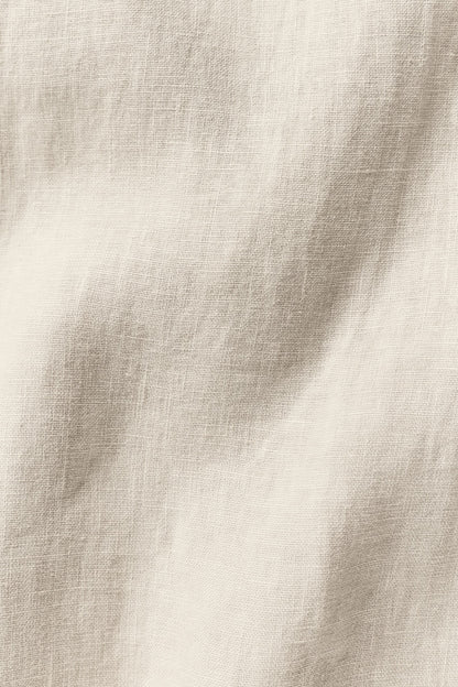 Linen Days Short Sleeve Button Up - Bone