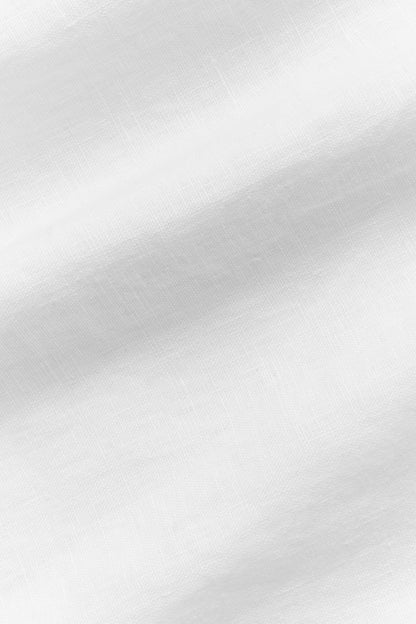 Linen Days Short Sleeve Button Up - White
