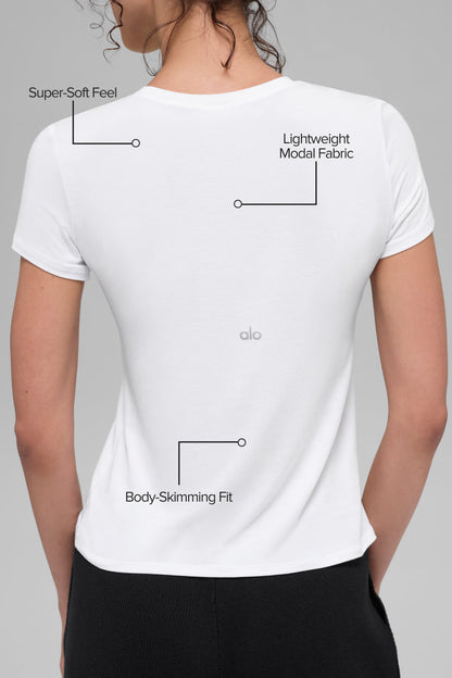 All Day Short Sleeve - White
